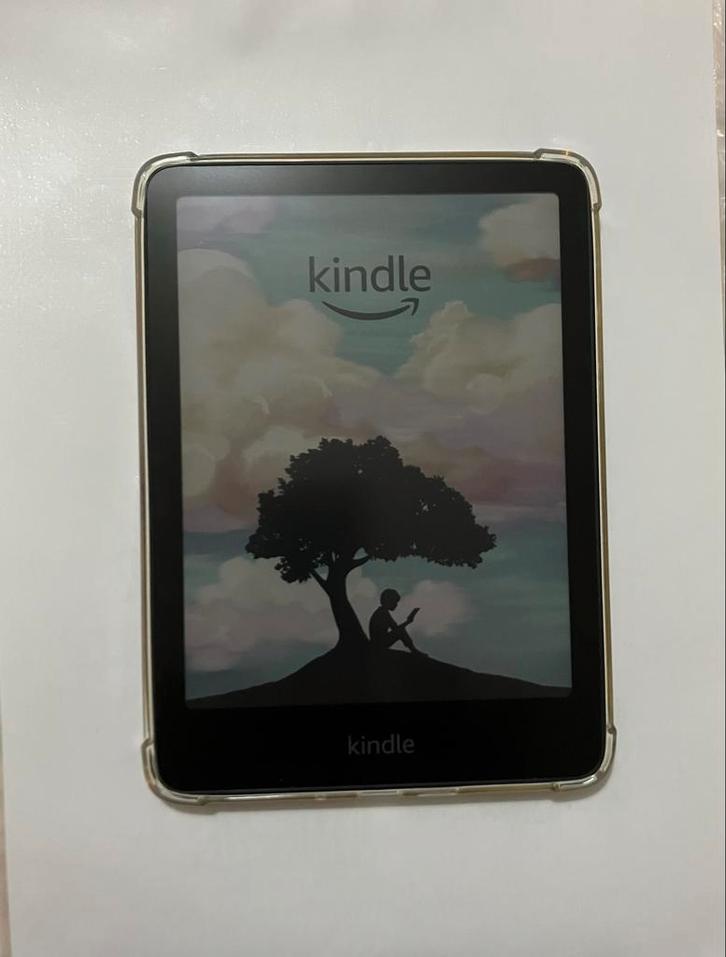 Amazon Kindle Colorsoft 16GB ZGAN met hoesje, Computers en Software, E-readers, Zo goed als nieuw, 7 inch, 16 GB of meer, Touchscreen