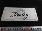 sticker KINLEY  logo, Ophalen, Zo goed als nieuw, Bedrijf of Vereniging