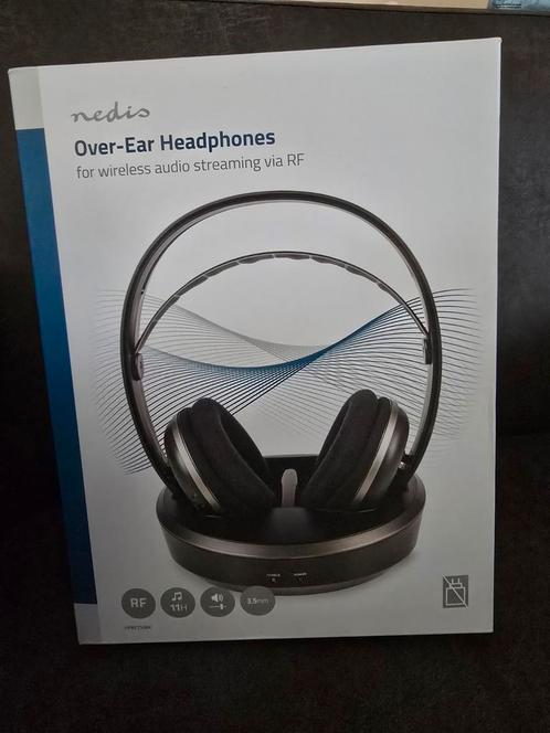 Nedis HPRF210BK, Audio, Tv en Foto, Koptelefoons, Nieuw, Op oor (supra aural), Overige merken, Draadloos, Ophalen