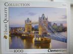 Clementoni Tower Bridge (High Quality Collection), Ophalen of Verzenden, 500 t/m 1500 stukjes, Zo goed als nieuw, Legpuzzel