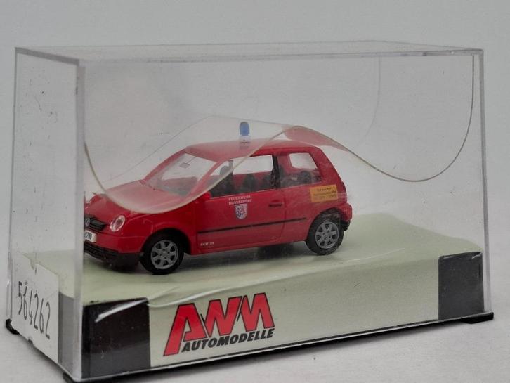 VW Lupo brandweer Düsseldorf - AWM 1/87, Hobby en Vrije tijd, Modelauto's | 1:87, Zo goed als nieuw, Auto, AWM, Verzenden