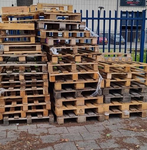 Pallets gratis af te halen, Doe-het-zelf en Verbouw, Hout en Planken, Pallet, Minder dan 200 cm, Ophalen