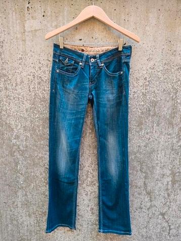 Kuyichi CANDY low lean shoecut jeans diep surf blauw W26 L32 beschikbaar voor biedingen