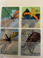 Vlinders, insecten Japan 1987, Postzegels en Munten, Ophalen of Verzenden, Postfris, Dier of Natuur