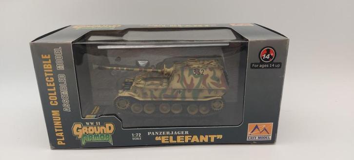 Ground armor Elefant, Hobby en Vrije tijd, Modelbouw | Auto's en Voertuigen, Nieuw, Tank, 1:50 of kleiner, Overige merken, Verzenden