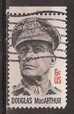 USA, Douglas MacArthur, 1971., Postzegels en Munten, Verzenden, Noord-Amerika, Gestempeld