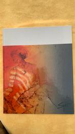 Fraai kunstbork van de Limburgse kunstenaar Sjer Jscobs, Ophalen of Verzenden, Zo goed als nieuw