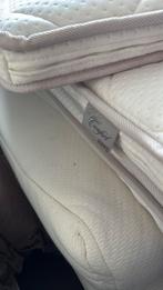 Auping 2xdublin III 100x210 + topper Deluxe comfort 200x210, Ophalen, Eenpersoons, 210 cm, Matras