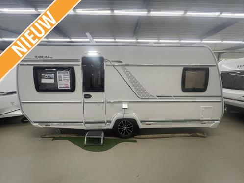 Fendt Tendenza 465 SFB Nu € 2000,- korting*, Caravans en Kamperen, Caravans, Bedrijf, tot en met 4, 1000 - 1250 kg, Rondzit, Fendt