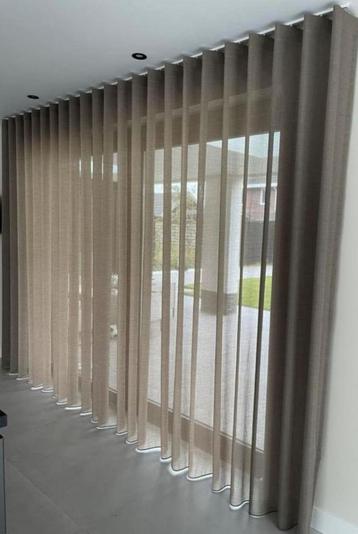 Gordijnen Wave Inbetweens glow ash NIEUW taupe beige zand beschikbaar voor biedingen