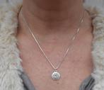 Zilveren ketting met religie hangertje nr.1073