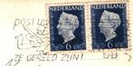 990258	Hilversum	KRO Studio	1949	Gelopen met postzegel, Ophalen of Verzenden, 1940 tot 1960, Gelopen, Noord-Holland