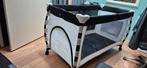 Campingbed met verhoger en extra matrasje, Ophalen, Gebruikt, Reisbedje