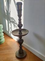 Koperen kandelaar, 73 cm, Huis en Inrichting, Woonaccessoires | Kandelaars en Kaarsen, Ophalen, Gebruikt, Kandelaar, 50 tot 75 cm