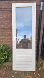 Hardhouten buitendeur met veiligheidsslot/ beslag, Doe-het-zelf en Verbouw, Deuren en Horren, Ophalen, Hammo@thecorpies.nl, Minder dan 80 cm