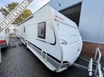 Dethleffs Camper 560 FSK / 7 persoons / 3 stapelbed / mover, Caravans en Kamperen, Rondzit, Bedrijf, Meer dan 6, 5 tot 6 meter