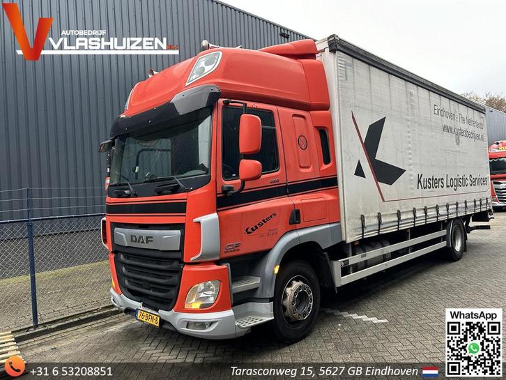 Daf Cf 250 fa | € 11.950 NETTO! | Dubbel Lucht | Standkach, Auto's, Vrachtwagens, Bedrijf, Te koop, DAF, Diesel, Euro 6, Origineel Nederlands