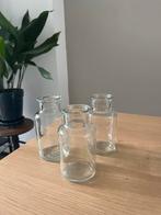 10 glazen vaasjes, Huis en Inrichting, Woonaccessoires | Vazen, Ophalen, Overige kleuren, Glas, Minder dan 50 cm