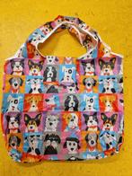 2 Nieuwe  tassen met hond / katten print, Sieraden, Tassen en Uiterlijk, Tassen | Damestassen, Ophalen of Verzenden, Nieuw, Overige kleuren