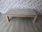 Salontafel met glas, Ophalen, 100 tot 150 cm, 50 tot 100 cm, Zo goed als nieuw