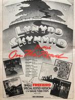 Paginagrote A3 advertentie LYNYRD SKYNYRD tour Freebird, Cd's en Dvd's, Vinyl | Rock, Ophalen of Verzenden