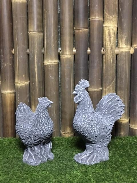 Haan en Kip van beton