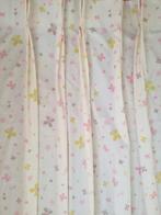 Overgordijn met haken 180 cm br x 217 cm hg Beige roze groen, Huis en Inrichting, 200 cm of meer, 150 tot 200 cm, Nieuw, Ophalen of Verzenden
