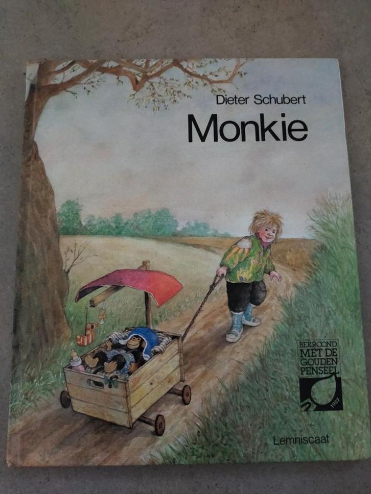 Dieter&Ingrid Schubert - Monkie, Boeken, Prentenboeken en Plaatjesalbums, Zo goed als nieuw, Ophalen of Verzenden