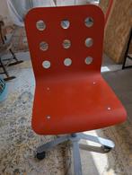 Twee oranje bureaustoelen (prijs per stuk), Huis en Inrichting, Ophalen, Gebruikt, Oranje, Bureaustoel