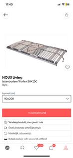 1 persoonsbed ikea wit 90x 200, Huis en Inrichting, Slaapkamer | Bedden, 90 cm, Eenpersoons, Wit, Ophalen of Verzenden