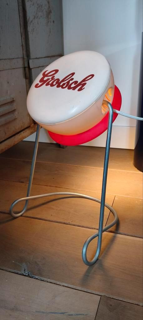 Unieke Grolsch Beugel Lamp - Bierdop Design, Huis en Inrichting, Lampen | Vloerlampen, Gebruikt, Minder dan 100 cm, Kunststof