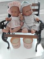 2 Antonio Juan Babypopjes 27cm - ZGAN, Ophalen of Verzenden, Zo goed als nieuw, Babypop