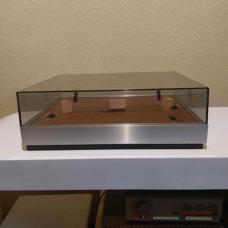 Thorens originele Plint, Console, Stofkap & Scharnieren, Audio, Tv en Foto, Platenspelers, Gebruikt, Thorens, Ophalen of Verzenden