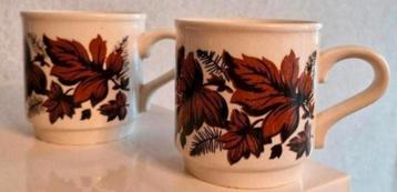 Twee retro Bekers Biltons England beschikbaar voor biedingen