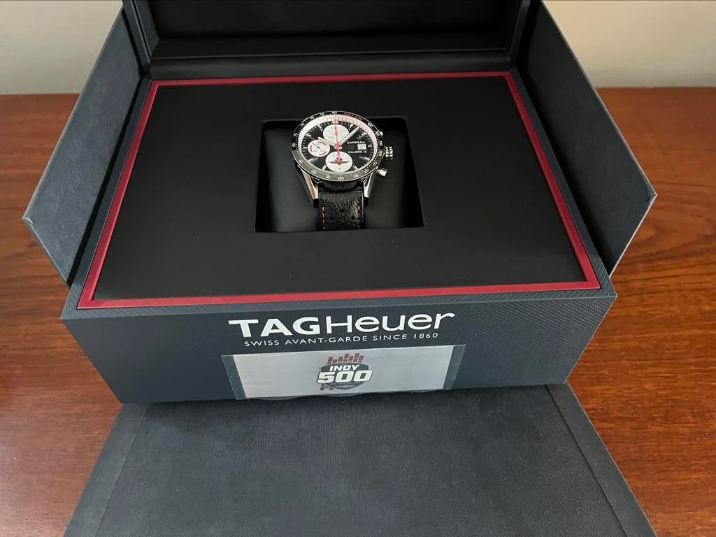 Tag Heuer Calibre 16 Indy 500 Special Edition nieuw, Ophalen, Staal, Polshorloge, Nieuw