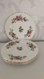 Royal Albert Moss Rose gebaksbordjes set van 4, Ophalen of Verzenden