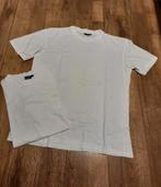 2 Witte t-shirt's maat L, Kleding | Heren, T-shirts, Ophalen of Verzenden, Maat 52/54 (L), Wit, Hema