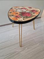 Vintage formica plantentafeltje, Ophalen of Verzenden, Gebruikt, Hout