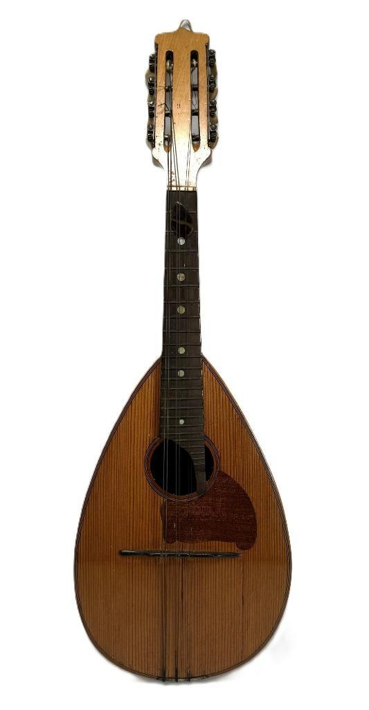 178. Houten mandoline, Luciano Strini, 20e eeuw, Italië, Muziek en Instrumenten, Snaarinstrumenten | Mandolines, Gebruikt, Ophalen of Verzenden