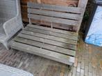 tuinbank met kussens, Ophalen, Gebruikt, Hout