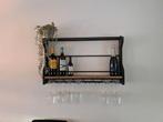 Wijnrek - 80x48x13 cm, Huis en Inrichting, Ophalen, 5 tot 15 flessen, Zo goed als nieuw, Metaal