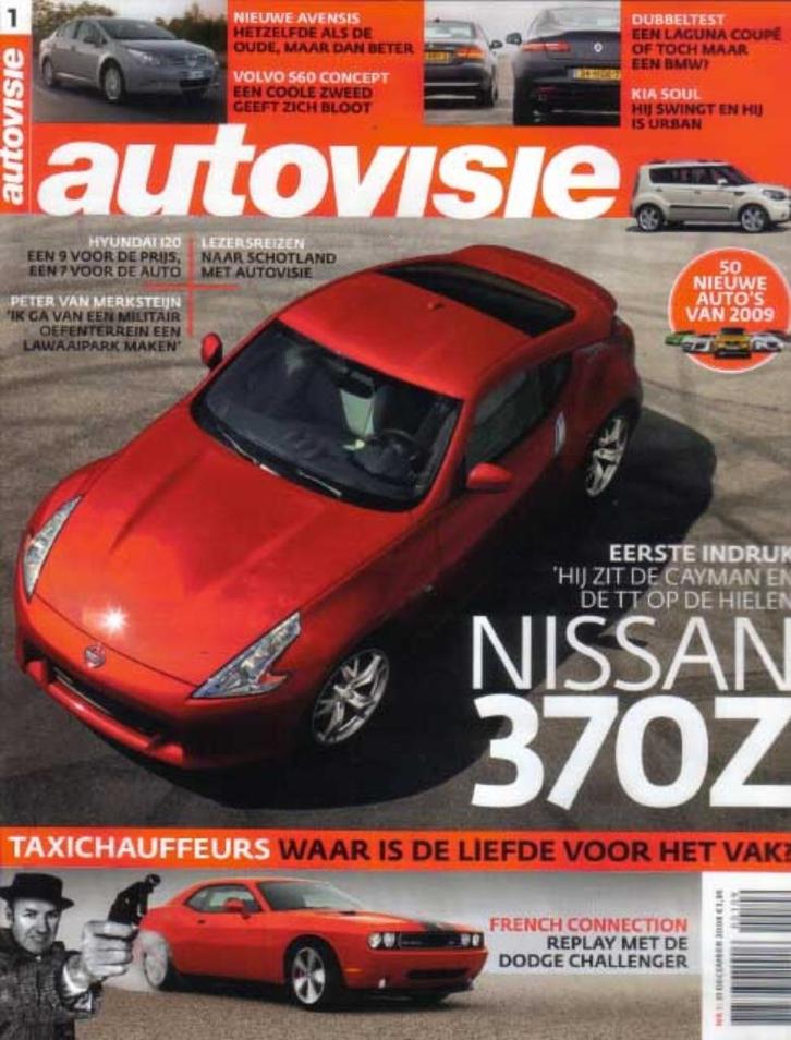 Autovisie 1 2009 : BMW 325i Coupe - Renault Laguna Coupe V6, Boeken, Auto's | Folders en Tijdschriften, Gelezen, Algemeen, Ophalen of Verzenden