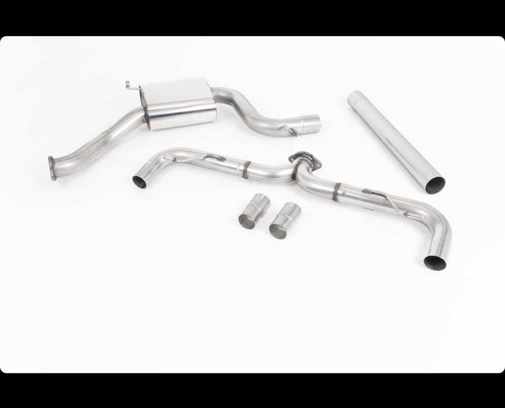 Milltek Non-Resonated Uitlaat Golf 7.5 GTI/TCR 100mm Tips, Auto-onderdelen, Uitlaatsystemen, Volkswagen, Gebruikt, Ophalen