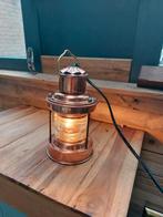 Ankerlicht  ankerlantaarn scheepslamp  rood koperen, Antiek en Kunst, Antiek | Lampen, Ophalen of Verzenden