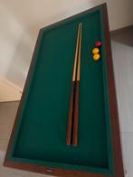 Leuke tafelmodel biljarttafel met accessoires, Ophalen, Gebruikt, Biljarttafel