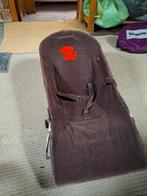 Vintage retro Wipstoel ribstof bruin met rode beren logo, Wipstoel, Ophalen, Overige merken, Verstelbaar