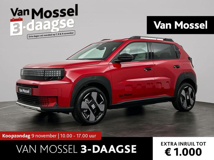 Fiat Grande Panda La Prima 11 kW 44 kWh | Stoelverwarming |, Auto's, Fiat, Bedrijf, Te koop, Panda, ABS, Achteruitrijcamera, Airbags