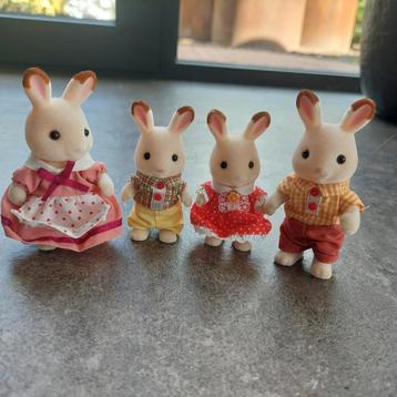 Sylvanian Families Chocolade Konijnen Familie Set 4150 beschikbaar voor biedingen