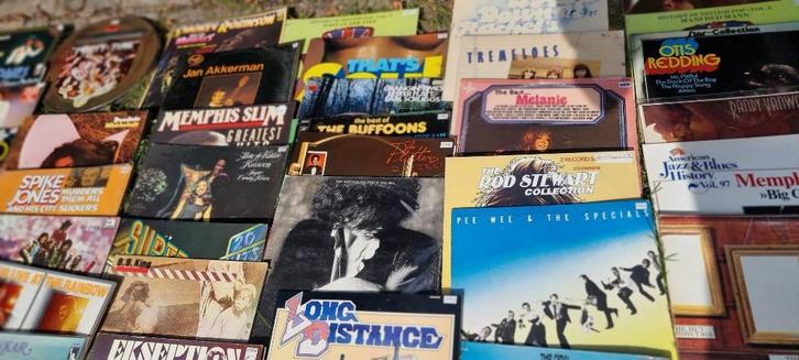 Lp collectie verzameling lp's partij platen pop rock, Cd's en Dvd's, Vinyl | Pop, Gebruikt, 1960 tot 1980, 12 inch, Ophalen