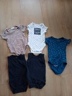 Set Rompers maat 62 jongen - korte mouw, Kinderen en Baby's, Ophalen of Verzenden, Gebruikt, Jongetje, Nacht- of Onderkleding